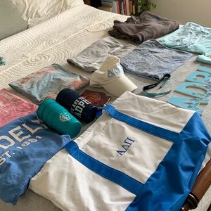 Bundle of ADPi shirts and other gear